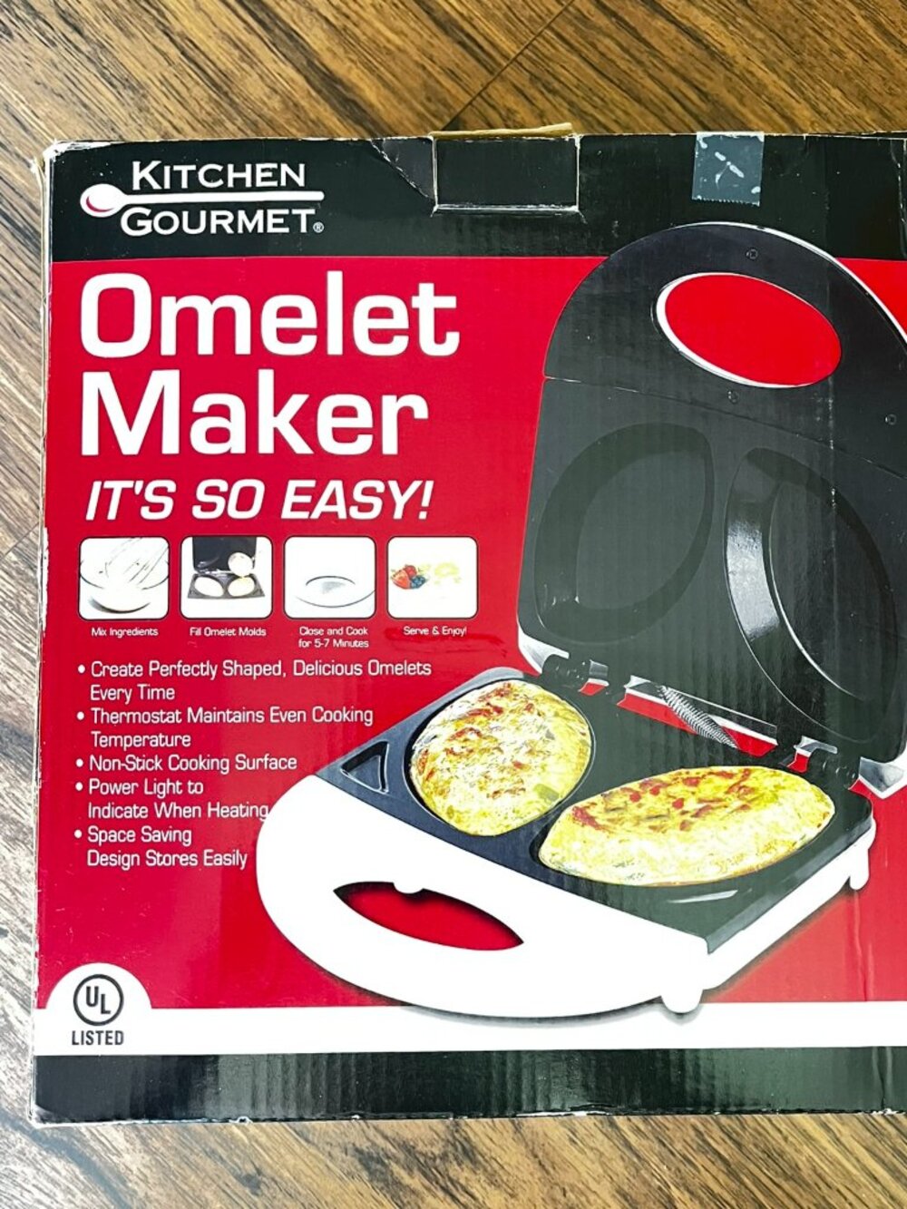NIB Kitchen Gourmet Omelet Maker